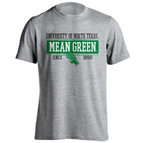 University of North Texas UNT Mean Green Since 1890 Short Sleeve T-Shirt
