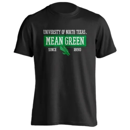 University of North Texas UNT Mean Green Since 1890 Short Sleeve T-Shirt
