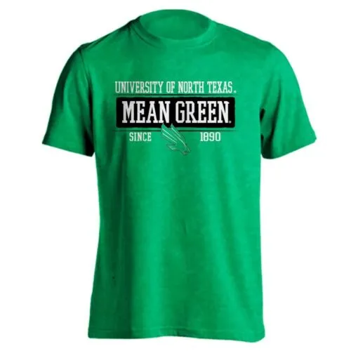 University of North Texas UNT Mean Green Since 1890 Short Sleeve T-Shirt
