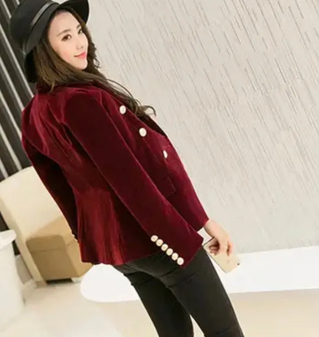 Velvet blazer by Oliver Barret
