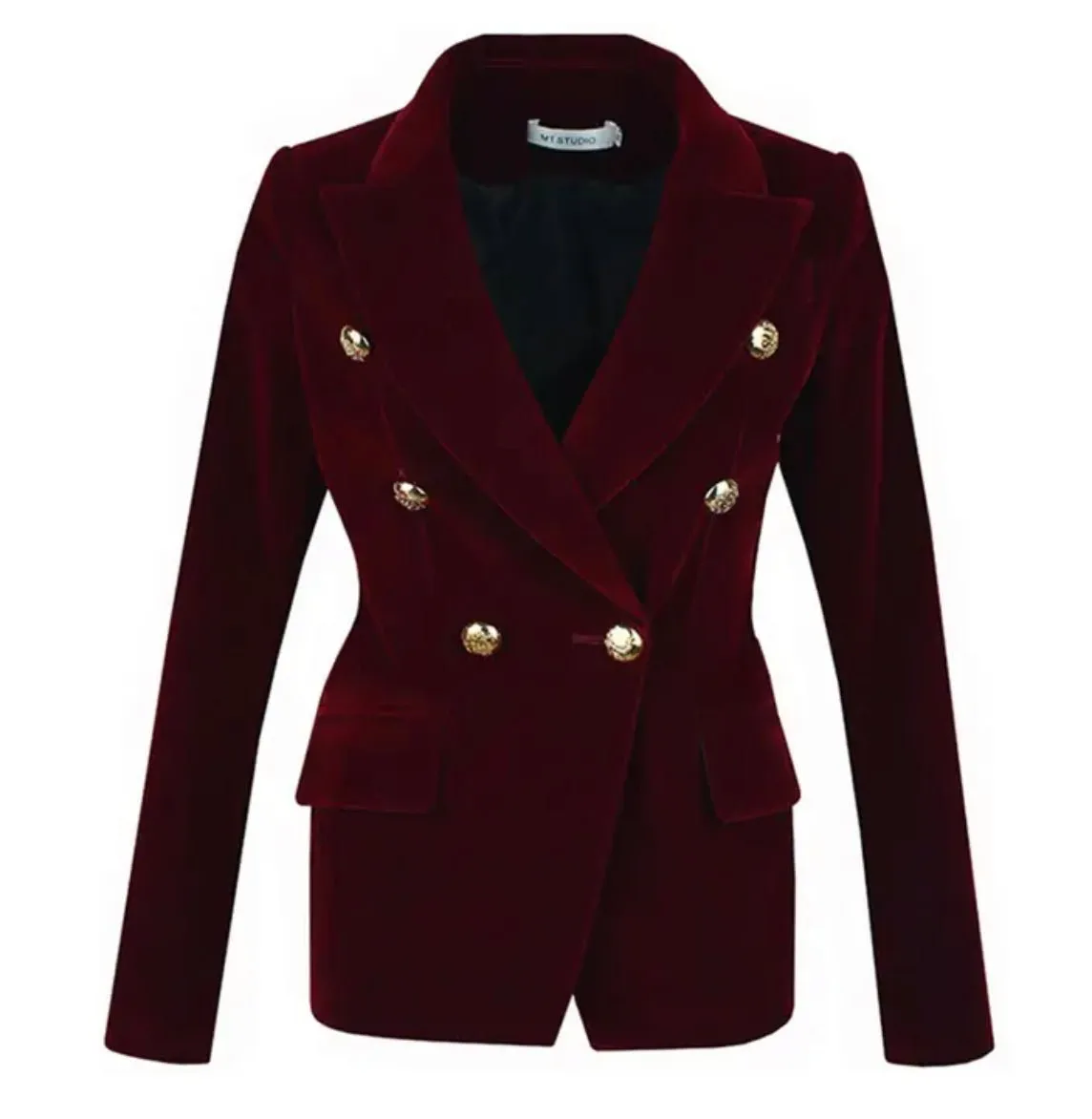 Velvet blazer by Oliver Barret