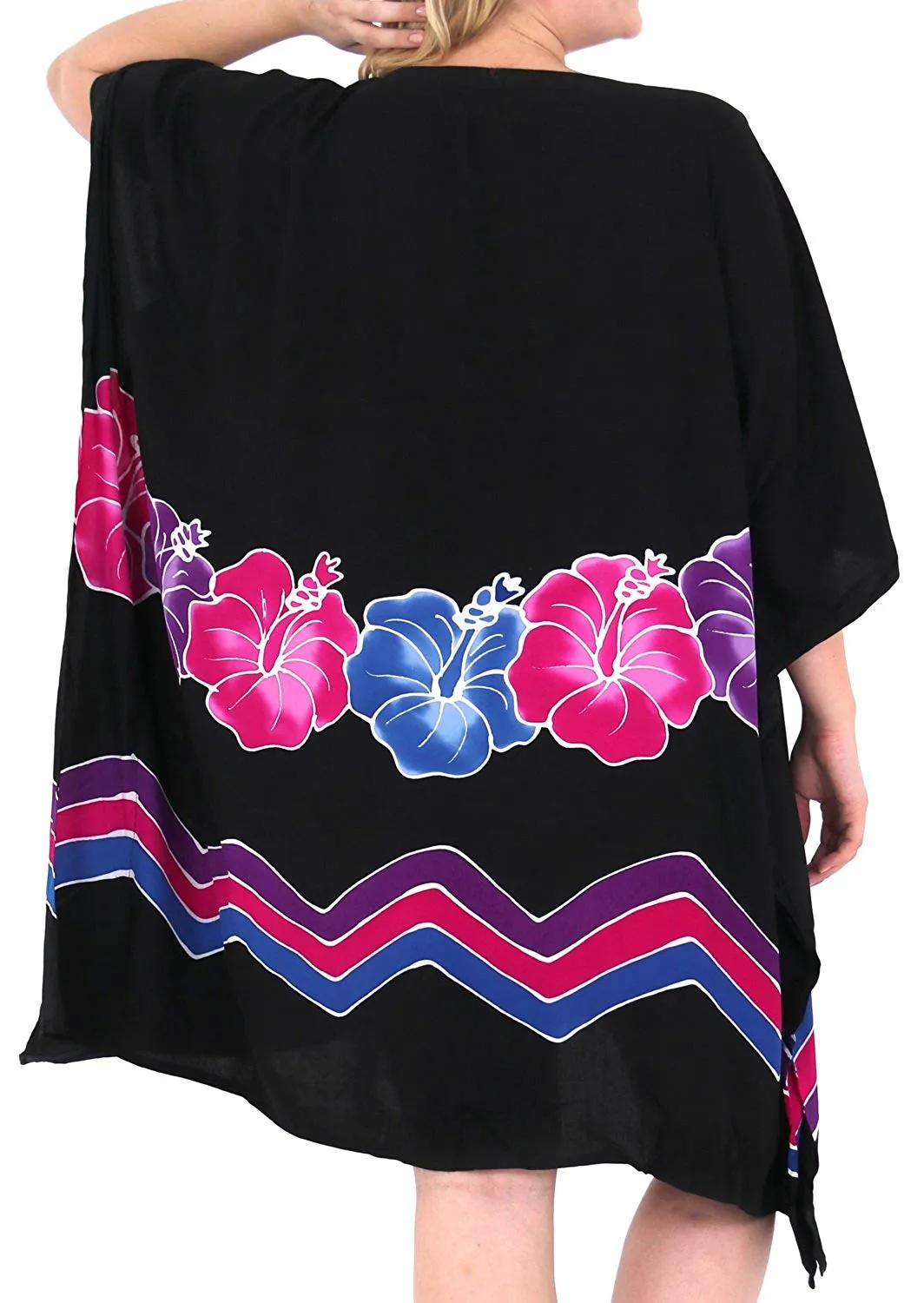 Women's Beachwear Evening Plus Size Blouse Loose Casual Cover ups Casuals Black