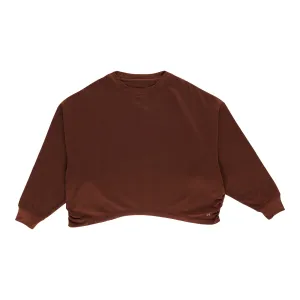 Women's Cropped Crew Neck Sweater